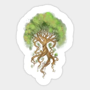 Ygdrasil, the tree of life Sticker